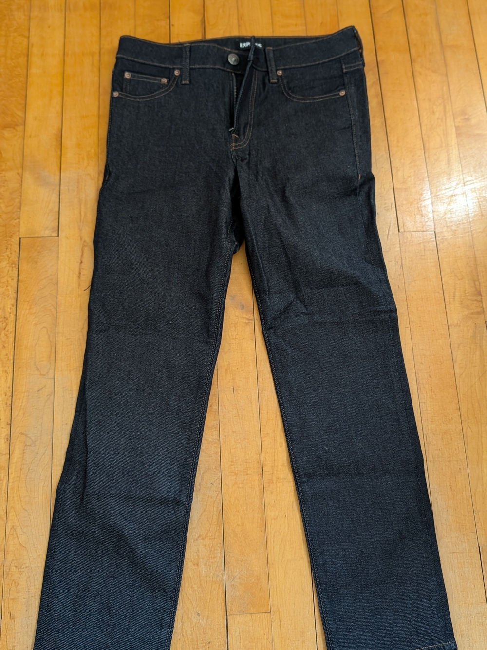 29x30 Express Men's Blue Straight Jeans